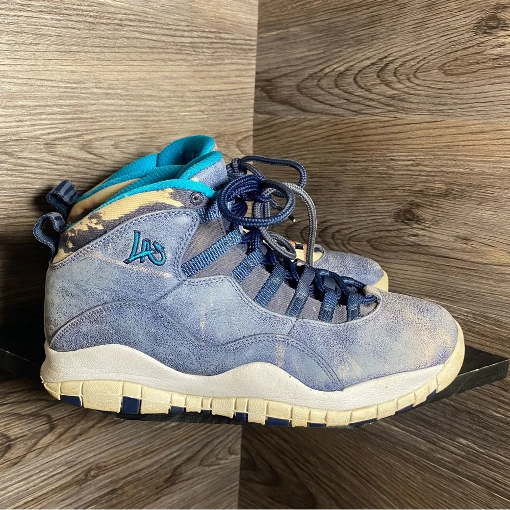 Jordan 10 Los Angeles blue